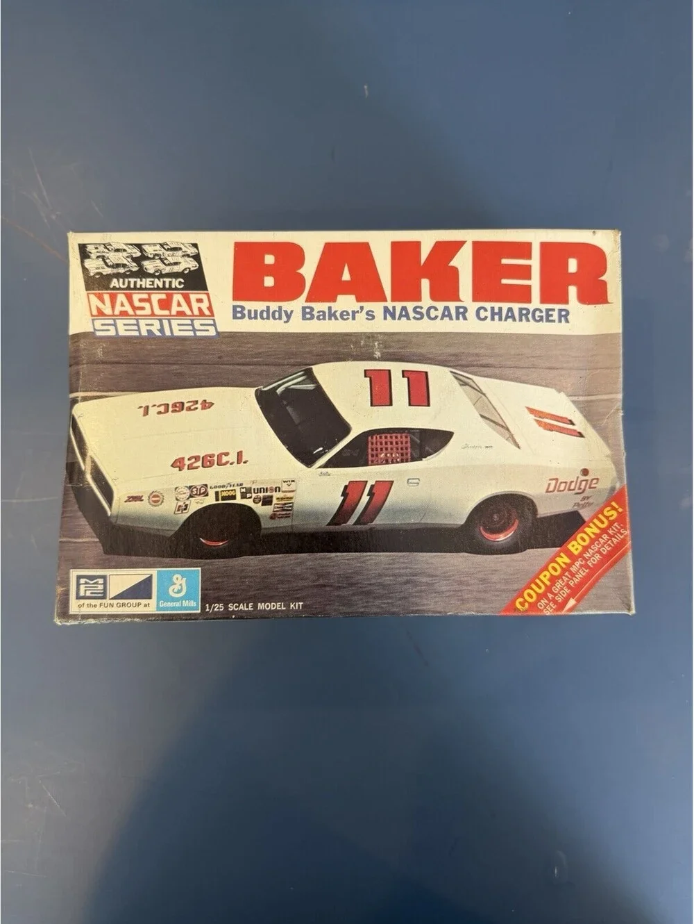 Vtg MPC 1/25 Buddy Baker Nascar Charger Kit Replacement Parts Only
